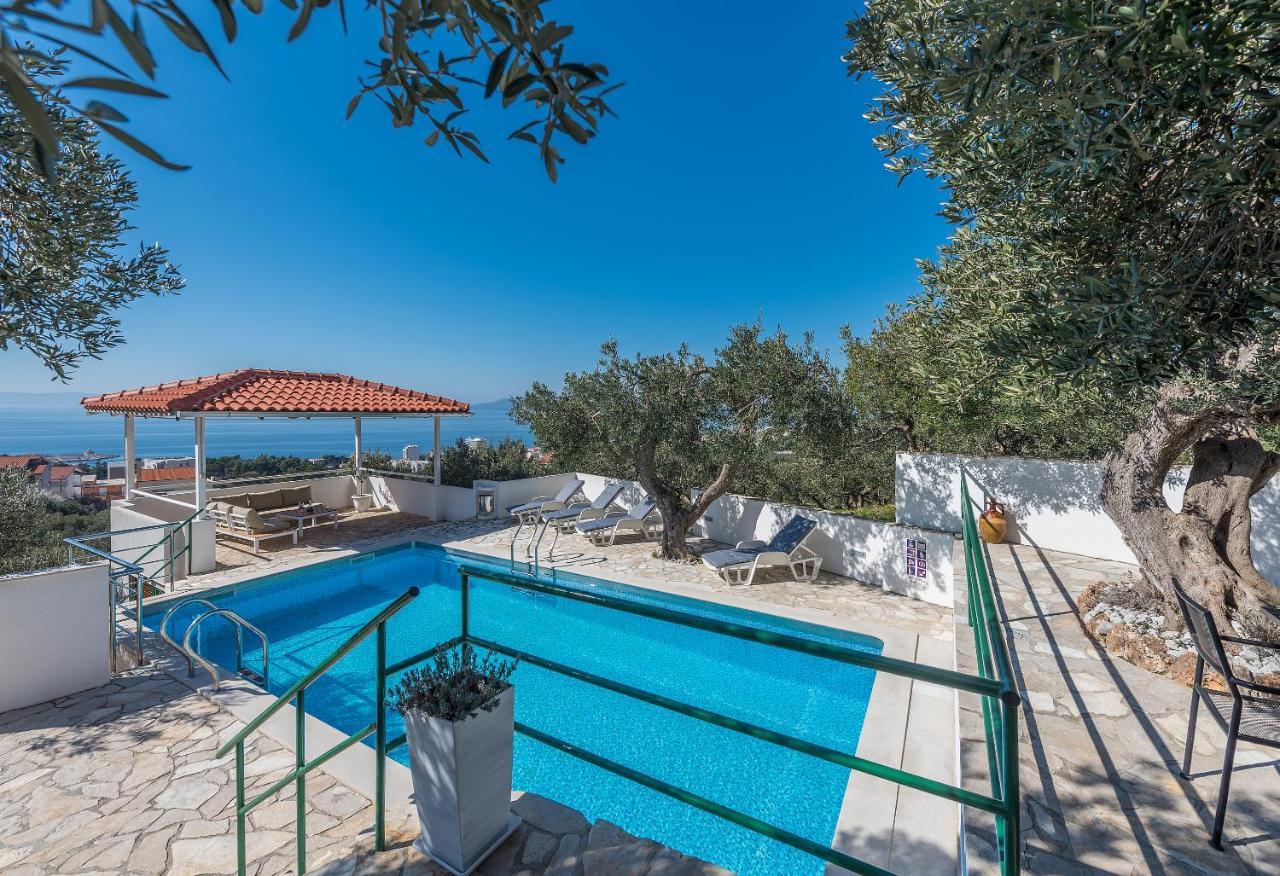 Apartment Glavina With Private Pool Makarska Kültér fotó